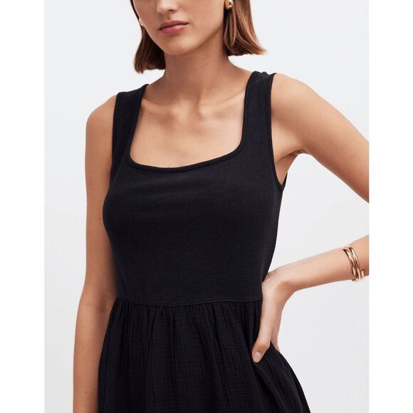 NWT Madewell Women's Blank Knit Tank Midi Dress Classic Minimalistic Size XS - Picture 5 of 8